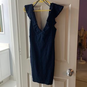 Lulus Navy Blue Dress